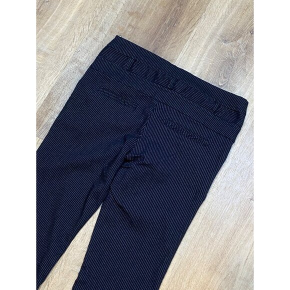 Y2K Rampage Black Pinstripe Flared Womens Pants Size‎ 7 - Picture 9 of 9